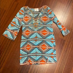 Beautiful jeweled beach cover up